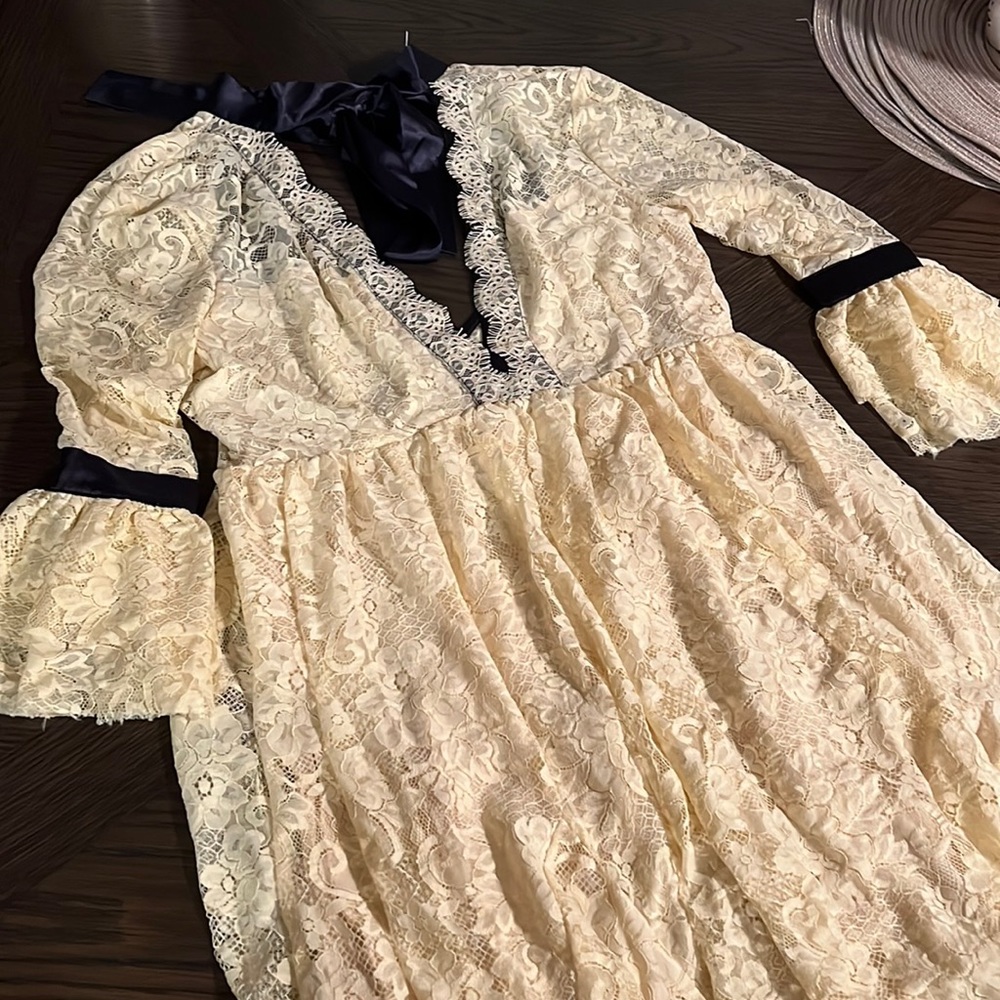 free people lace peasant dress